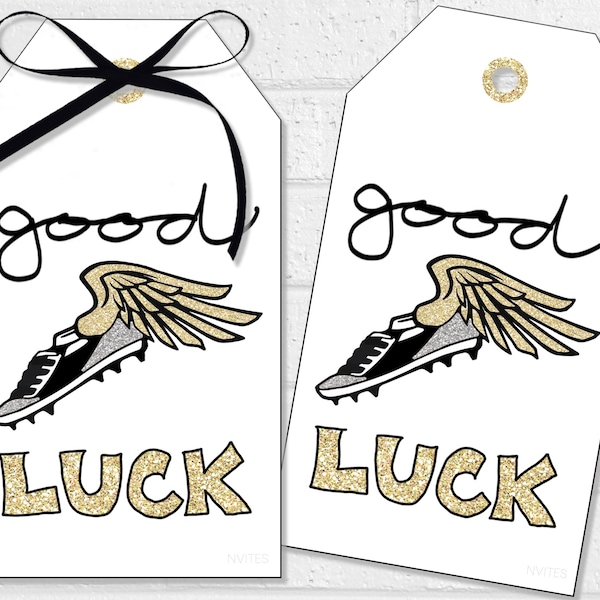 Track Good Luck Tags, Track Meet Team Treat or Snack Bags, Printable Runners Favors or Stickers, Gift for Track and Cross Country Team