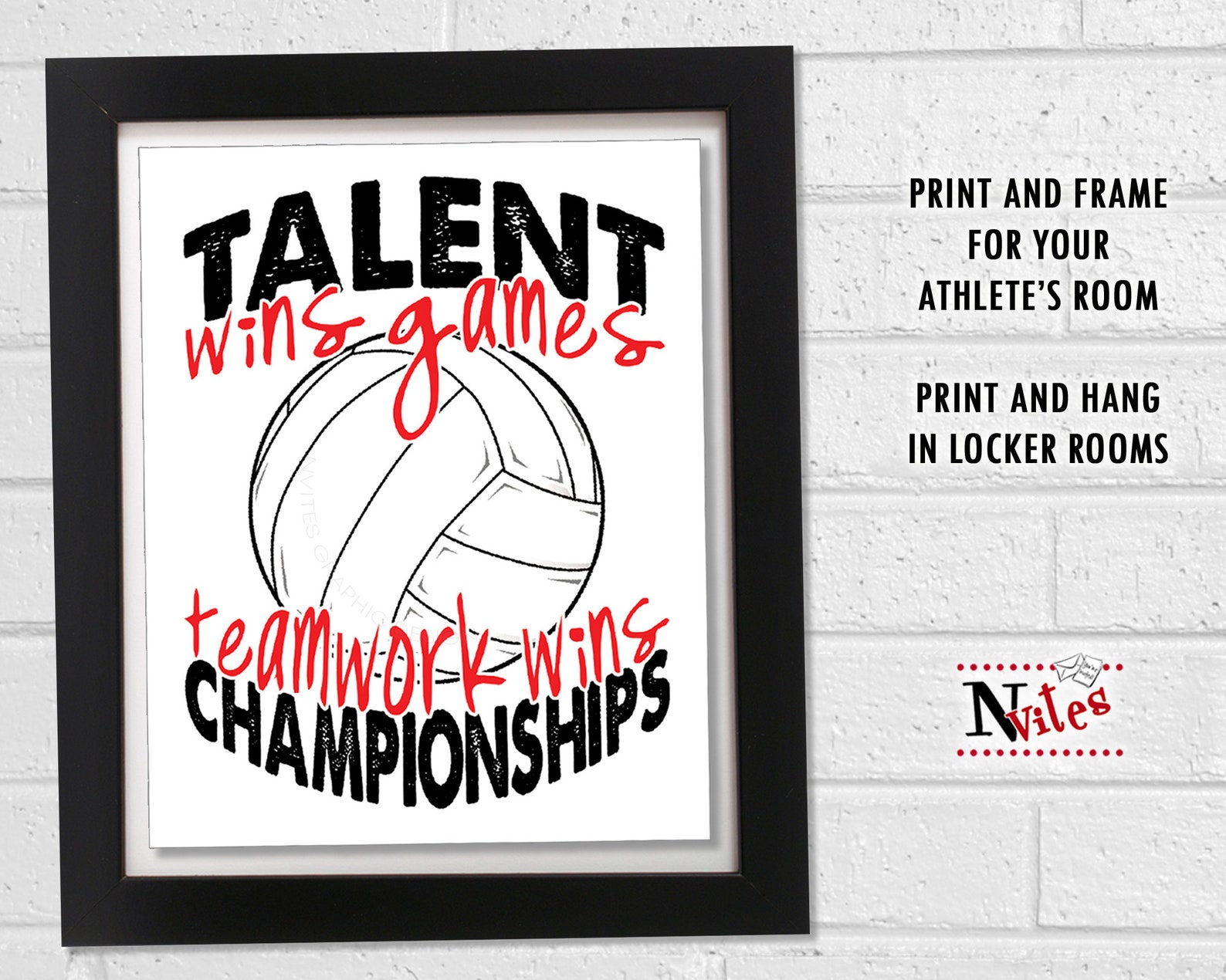 Volleyball Locker Sign Printable Volleyball Team Colors Sign - Etsy