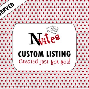COMMANDE PERSONNALISÉE dans la boutique de design graphique Nvites