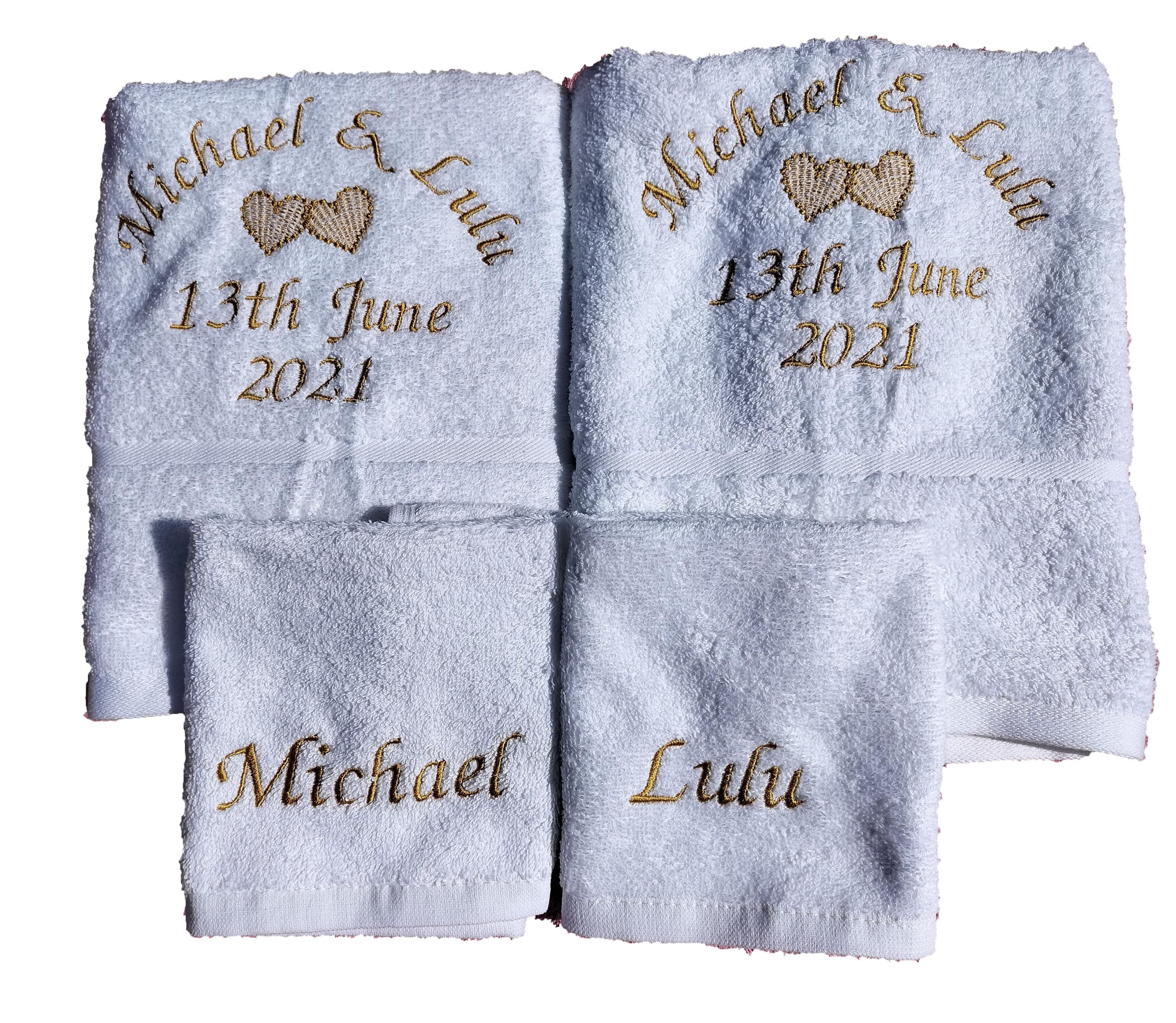 Off-White Embroidered Towel Slides Size EUR 41 Men 7.5, Women 9 NEW IN BOX Personalized Guest Towels for Chic Bathroom Refresh main image 4