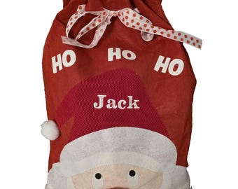 Personalisierter gestickter großer Weihnachtssack Weihnachtssack Ho ho ho Xmas sack
