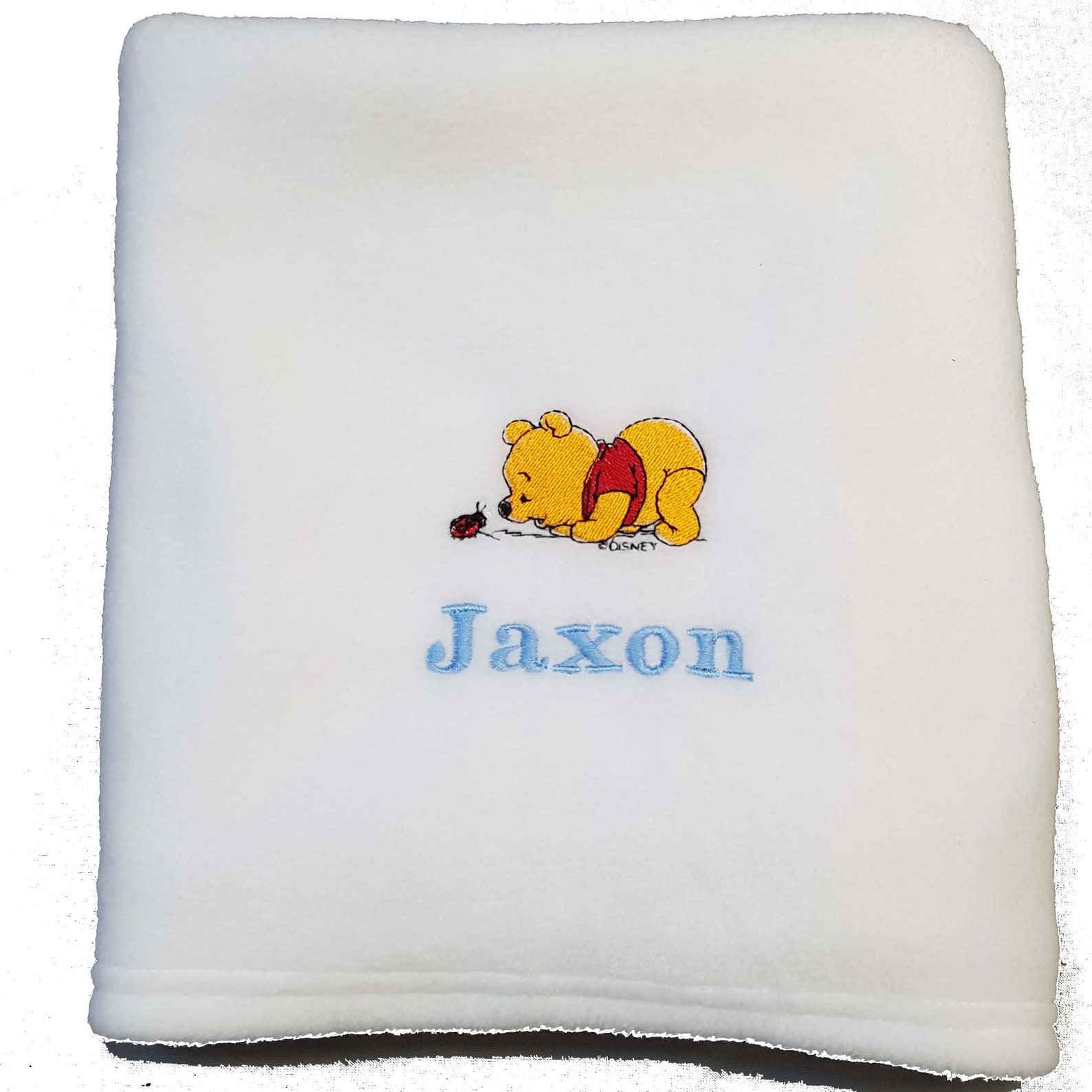 Personalised Winnie the Pooh Baby Blanket Embroidered Fleece Etsy