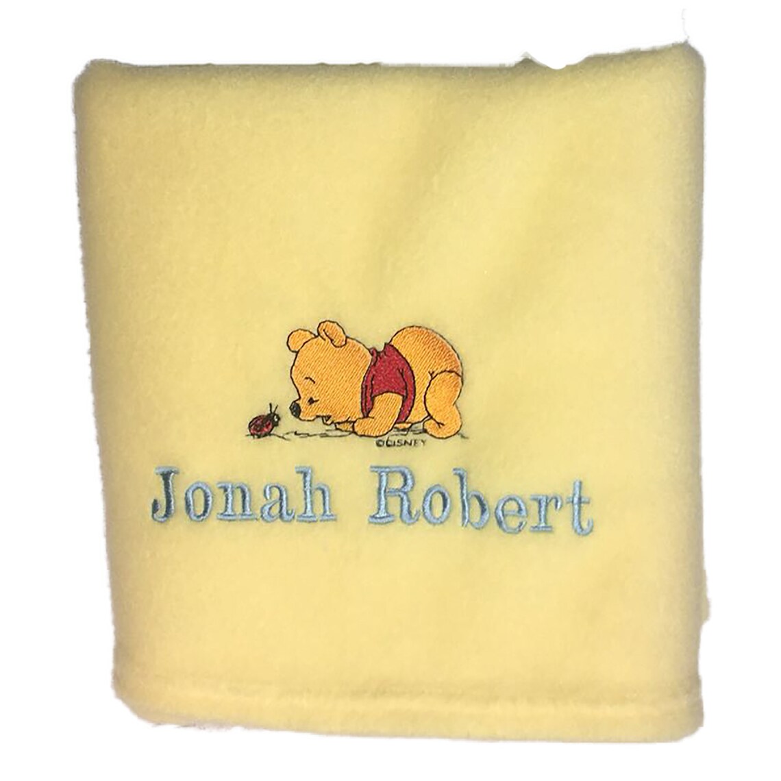 Personalised Winnie the Pooh Baby Blanket Embroidered Fleece Etsy