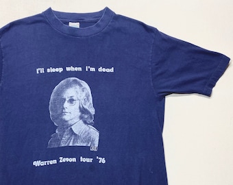 Vintage 70s Sleeping shirt USA 紙タグ 1970's 70s NOS Vintage UNUSED Led Zeppelin Fillmore West