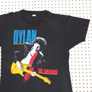 S vintage 1986 Bob Dylan / Tom Petty true confessions tour t
