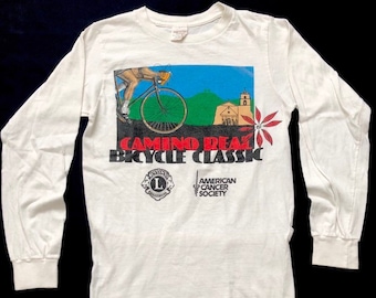 70s CYCLING shirt large sportswear made in usa camino real vintage cycling california bike racing biking cycling jersey campagnolo schwinn