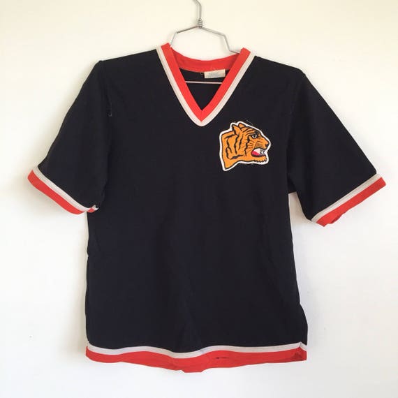 50s-60s TIGERS baseball jersey small medium speedl