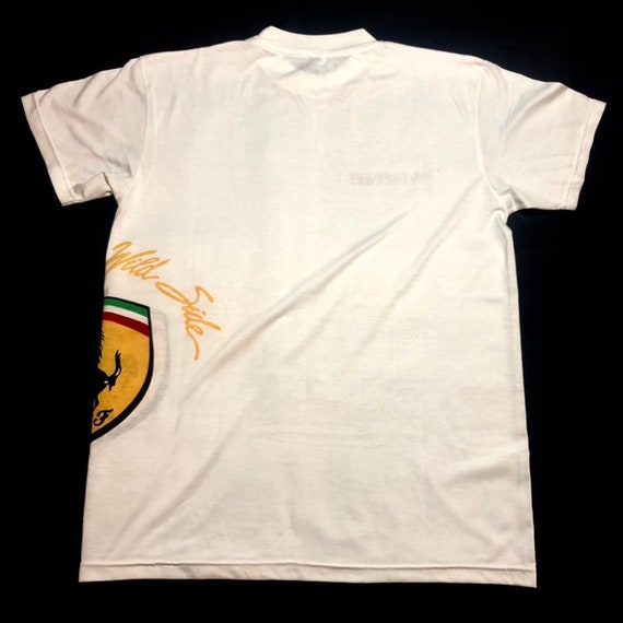 90s FERRARI by Style Auto Vintage Tshirt L Take a Ride on the Wild