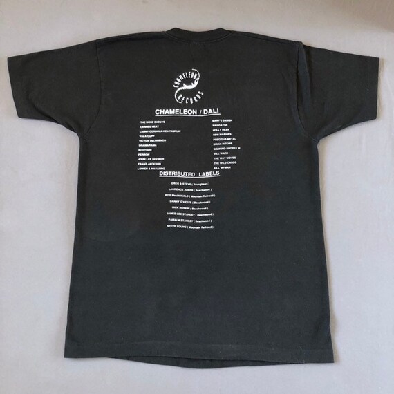 90s CHAMELEON/DALI records t shirt xl made in usa… - image 2