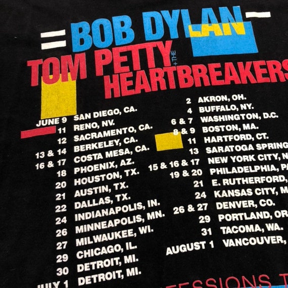 86 BOB DYLAN tom petty true confessions tour t sh… - image 5