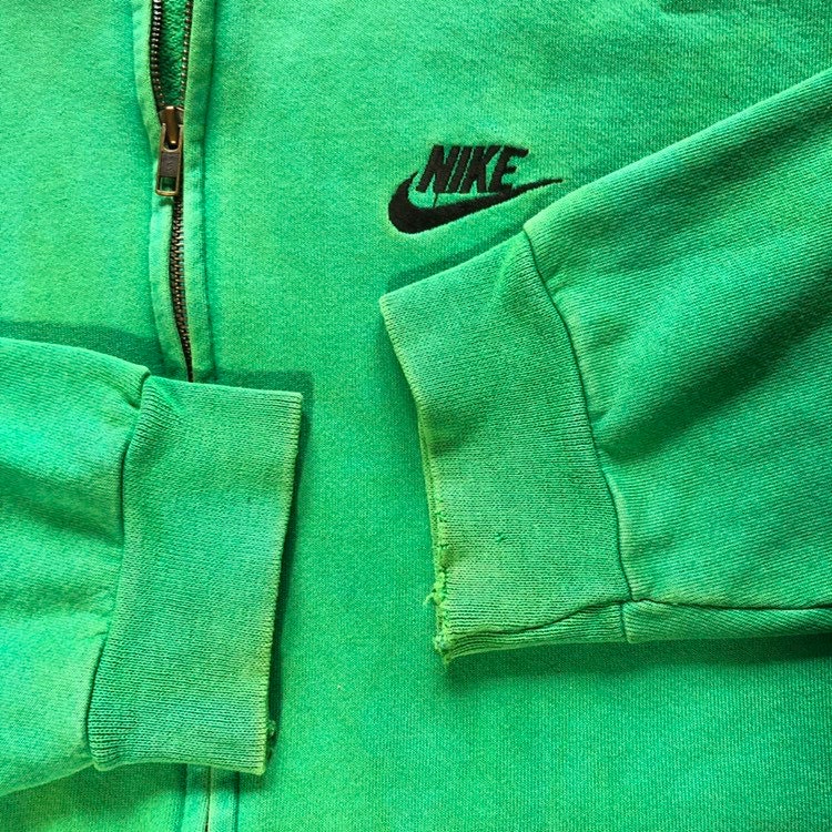90s NIKE Zip up Logo Sweatshirt Made in Usa Nike Grey Tag
