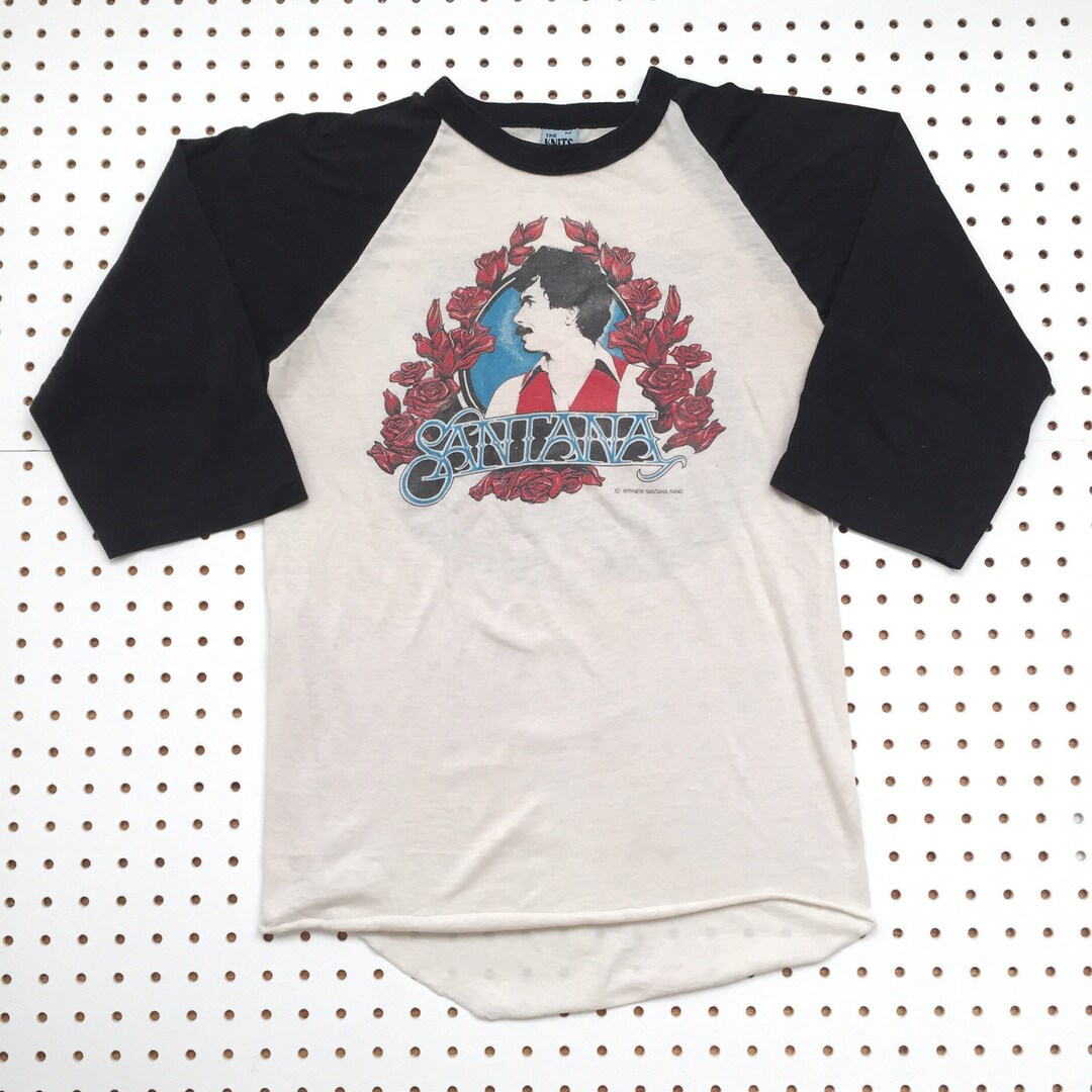 Vintage 1970's SANTANA Tour T-shirt 1979 RARE Short Sleeve