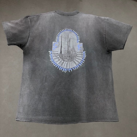 90's USA製 World Industries Tシャツ オールドスケート Thrasher Zorlac Powell Santa Cruz Hook-Ups Alien Workshop Blind Shorty's REAL 90s SKATE RAGS Industrial Voodoo T Shirt Xl Made in Usa