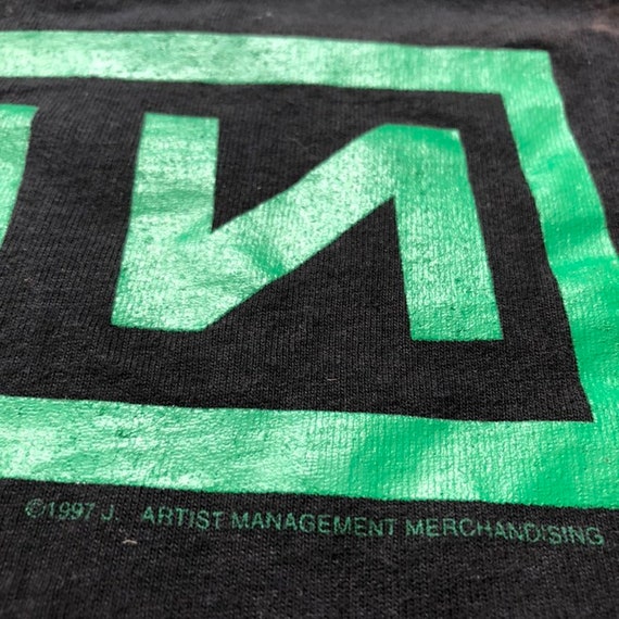 90s NINE INCH NAILS t shirt xl 1997 the perfect d… - image 4