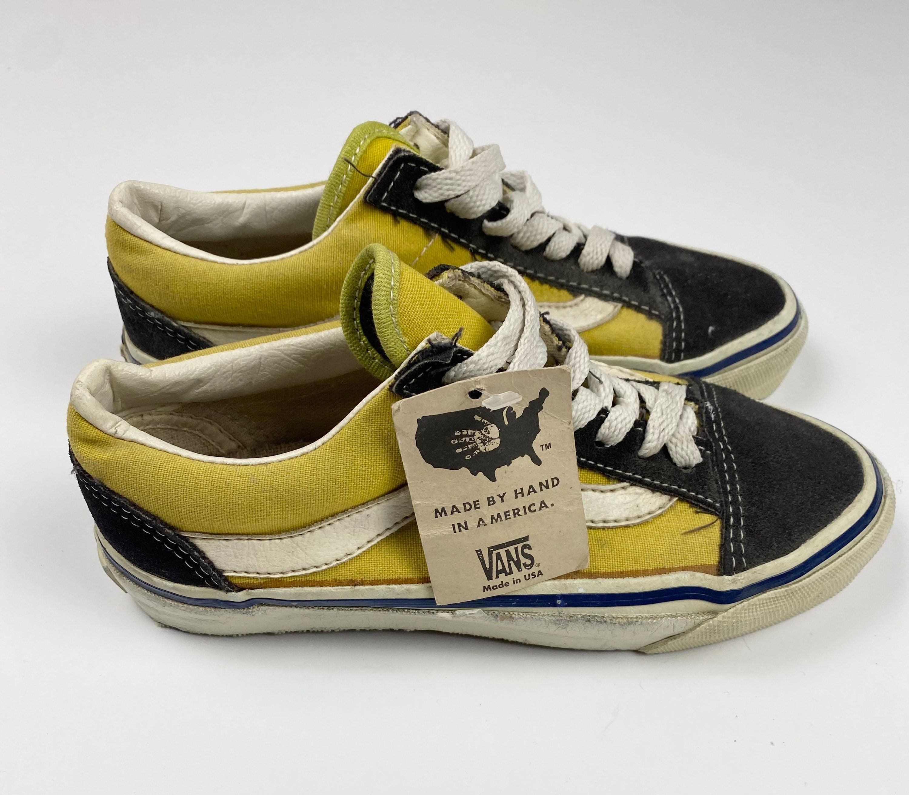Style Size 5.5 Made in Usa Vintage Vans - Etsy Denmark