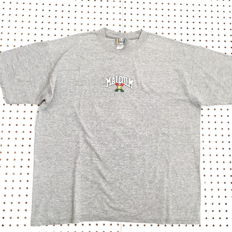 malcolm x 90s t shirt