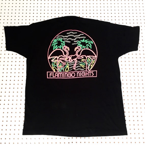 80s FLAMINGO NIGHTS T Shirt Fruit of 