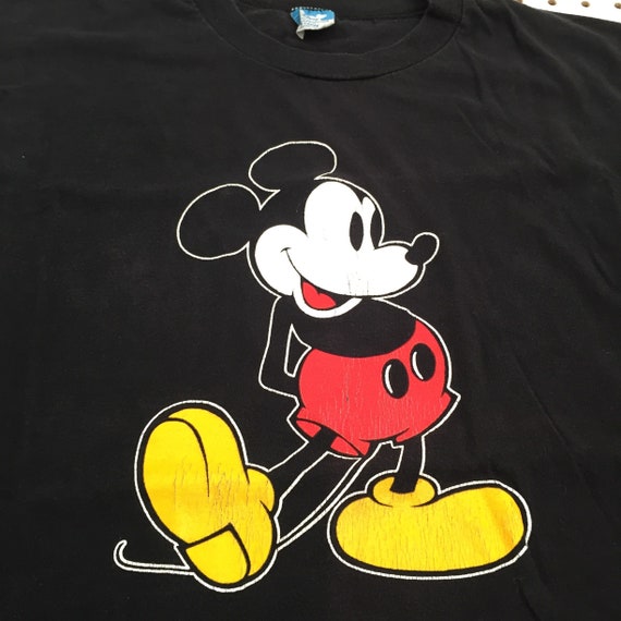 80s MICKEY MOUSE Vintage T Shirt 70s Walt Disney United Feature Syndicate  Disney Character Cartoon Graphic XL - Etsy