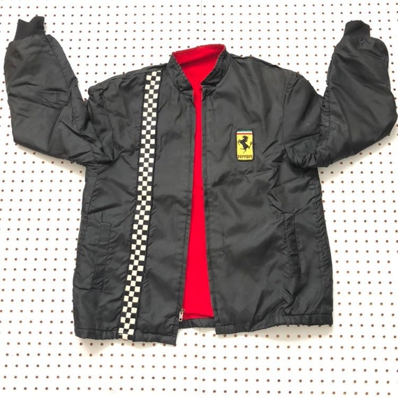 80s FERRARI Jacket Xl Vintage Racing Lined Testa Rossa 80s FERRARI Jacket Xl Vintage Racing Lined Testa Rossa