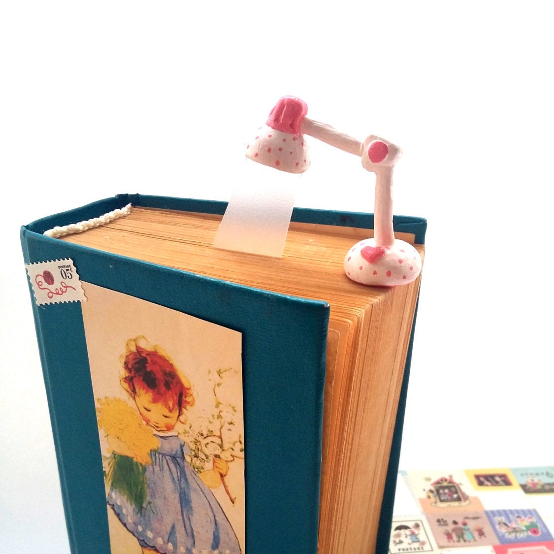 Cute Small Lamp Bookmark Custom Lamp Bookmark Original Etsy