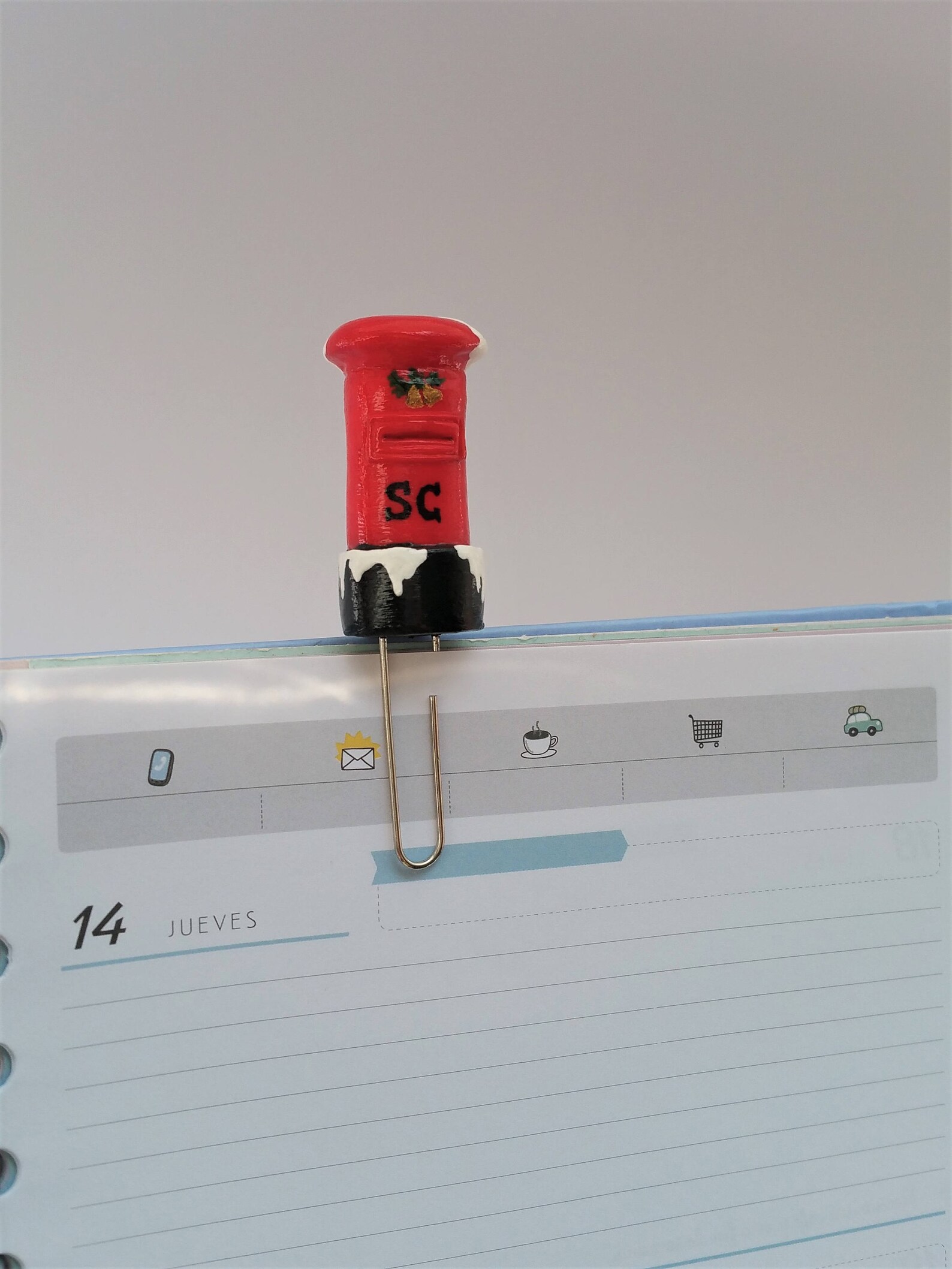 Christmas set paper clips paper clip Christmas Elf Etsy