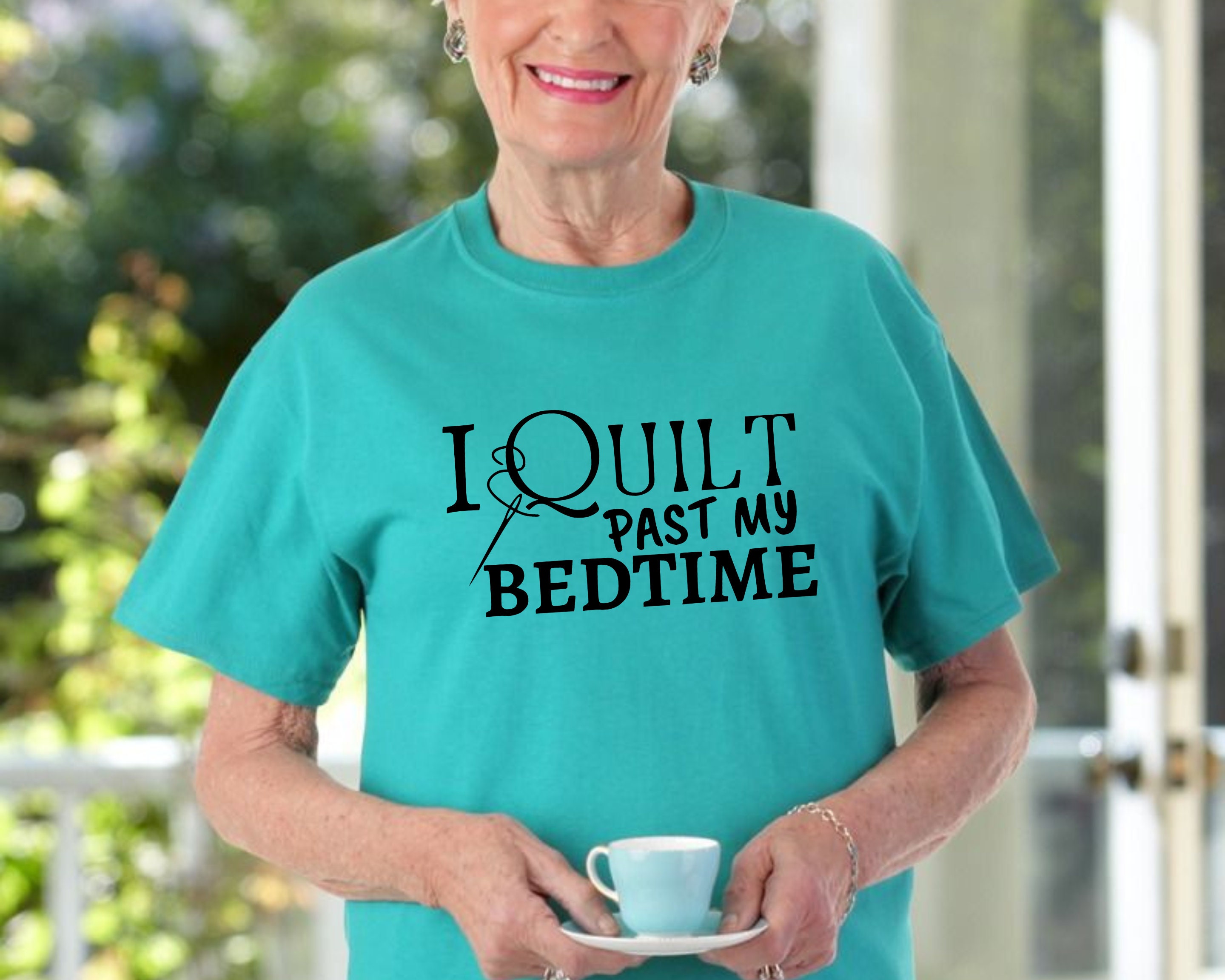 I Quilt Past My Bedtime SVG Cut File, Quilting PNG, Quilting Quotes Etsy