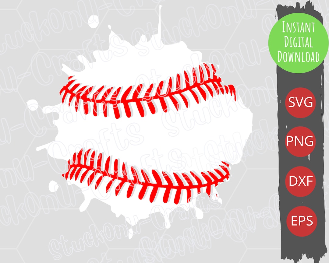 Baseball Splatter SVG, Paint Splash,cut File,vinyl,eps,png,printable ...