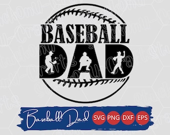 Baseball Dad Svg - Etsy