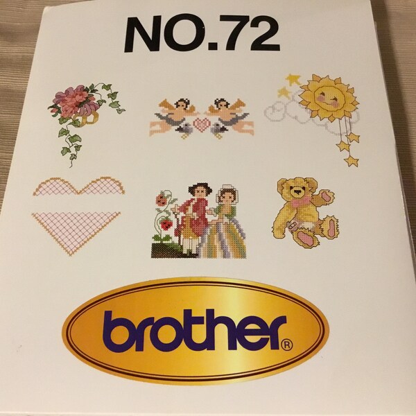 Brother Embroidery Cards Etsy