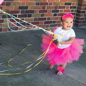 Personalized Island Princess Hawaiian Luau Tutu Outfit (Sizes Preemie - 24 Months) Shirt, Tutu, Headband and Anklets