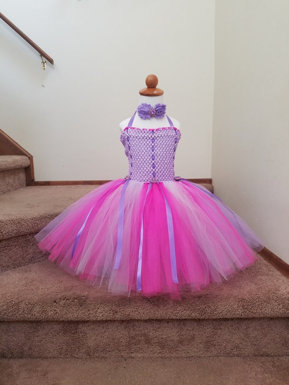 purple and pink tutu dress Glimmering Pink Tutu Dress
