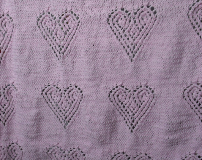 Heartbeat Petals Pink Hooded Blanket