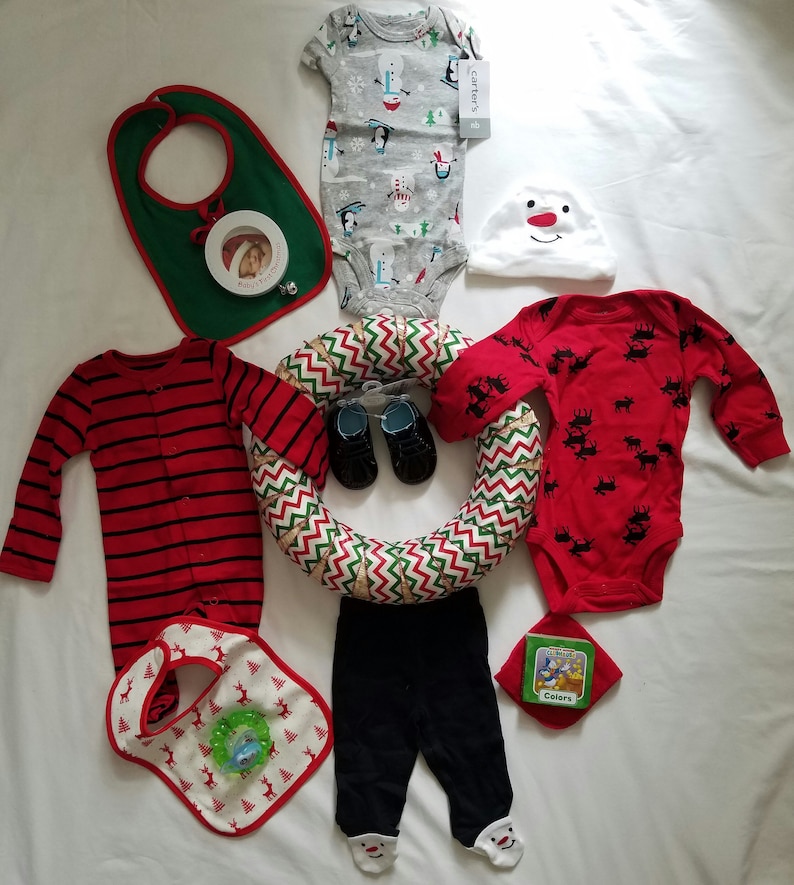 Carters Baby Boys Funny Snowman Car Bag
