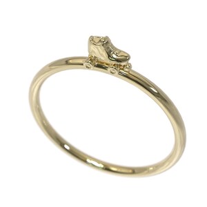 Minimalist Derby Skate Ring Yellow Gold Roller Derby Design Ring Dainty Skate Ring Roller Skate Jewelry Derby Lover&#39;s Gift Jewelry