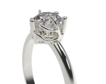 Deer Antler Ring Deer Engagement Ring White Gold Hunting Engagement Ring Antler Ring Gold Deer Jewelry Antler Engagement Ring Hunter Ring