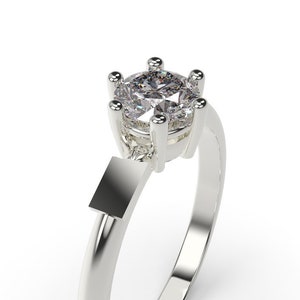North Dakota Engagement Ring North Dakota Ring White Gold North Dakota State Ring North Dakota 14k Gold North Dakota Wedding Ring University