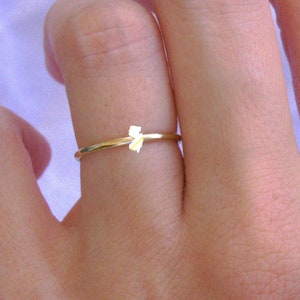 Minimalist New Jersey Ring Yellow Gold New Jersey Outline Ring Dainty New Jersey Ring New Jersey Outline Jewelry