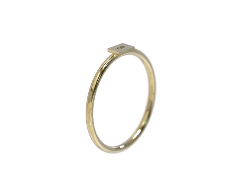 Colorado Rings Minimalist Colorado Ring Yellow Gold Colorado Design Ring Dainty ...