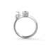 Turtle Engagement Ring White Gold Turtle Engagement Ring 14k Turtle ...