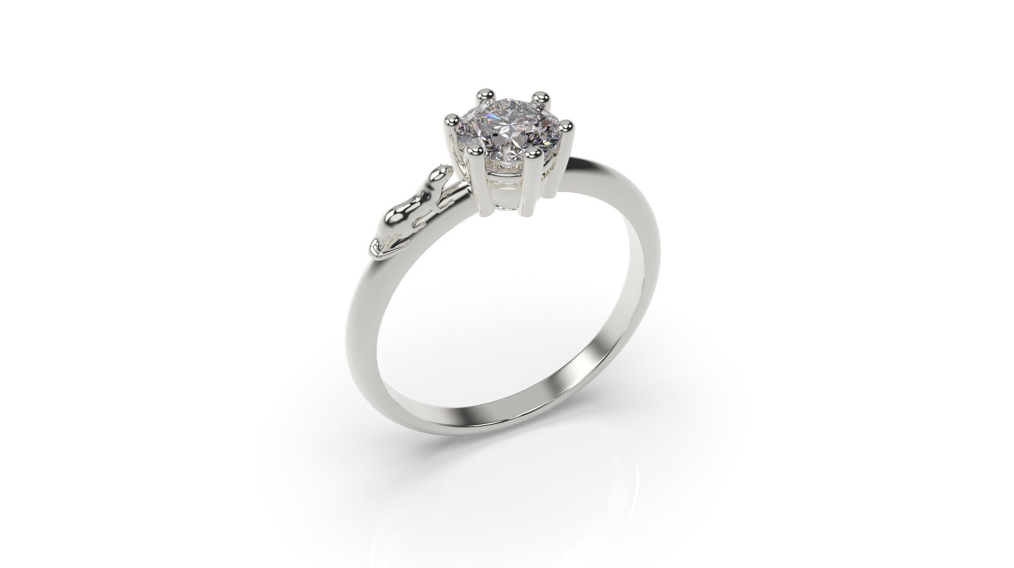 Otter shop engagement ring