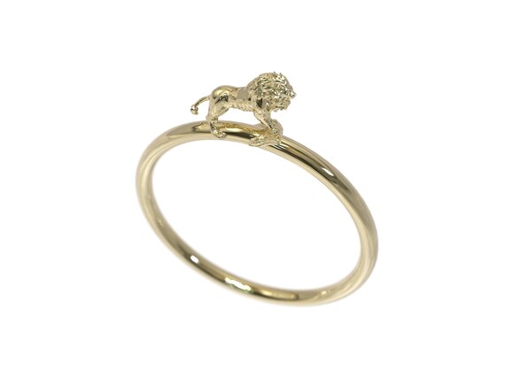 Lion Lion Ring 14k Gold | Esquivel and Fees | Handmade Charm and Jewelry  Designs