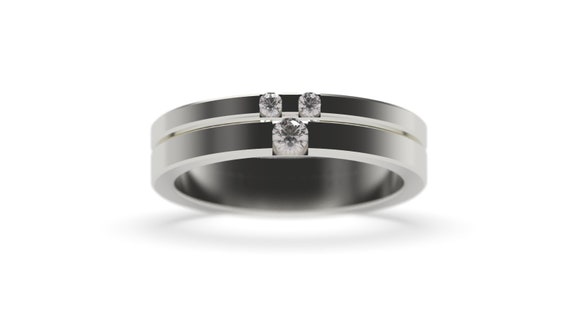 Mens Mickey Mouse Ears Disney Inspired Ring Mickey Wedding Band
