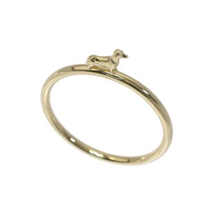 Minimalist Dachshund Ring Yellow Gold Dachshund Ring Dainty Wiener Dog Ring Dog Jewelry Dachshund Gift Jewelry