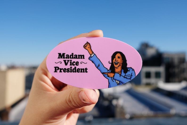 Madam VP Sticker Kamala Harris Sticker Vice President Kamala Harris Sticker Madam Vice President Harris Sticker Kamala Harris VP Sticker