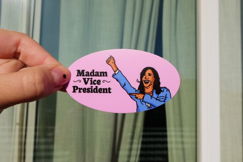 Madam VP Sticker Kamala Harris Sticker Vice President Kamala Harris Sticker Madam Vice President Harris Sticker Kamala Harris VP Sticker