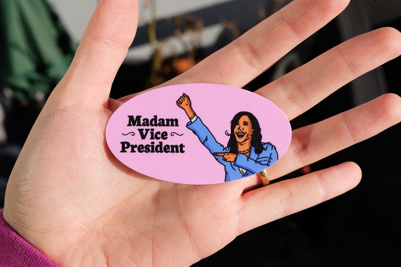 Madam VP Sticker Kamala Harris Sticker Vice President Kamala Harris Sticker Madam Vice President Harris Sticker Kamala Harris VP Sticker