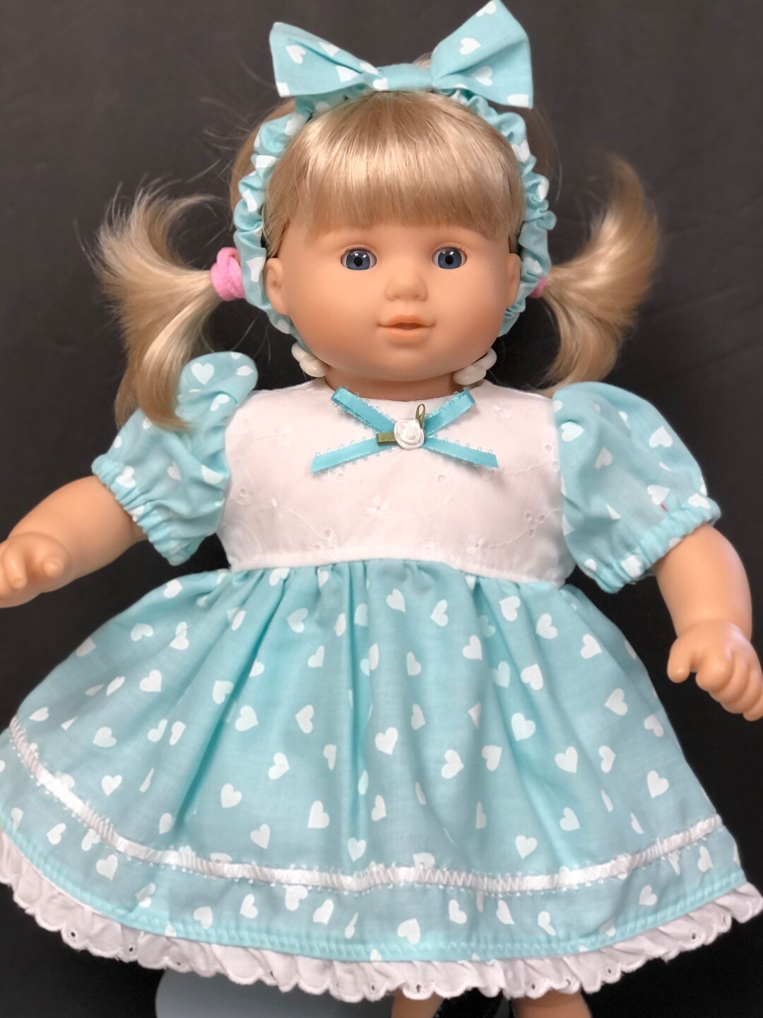 15 Doll Clothes for Bitty Baby Dolls Handmade Cotton Aqua Etsy