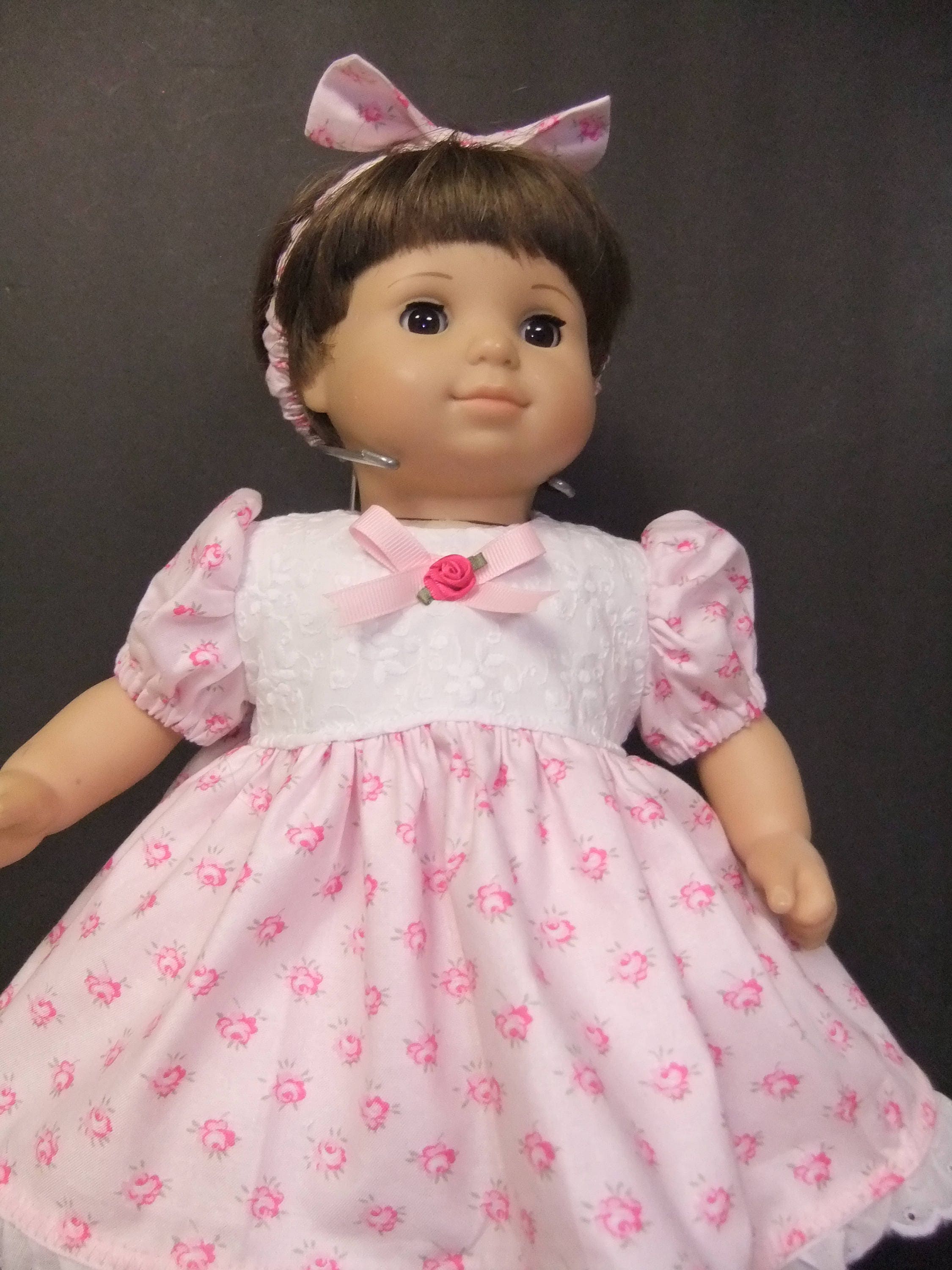 LAMBS DRESS /& HEADBAND--FITS 15/" GIRL DOLLS