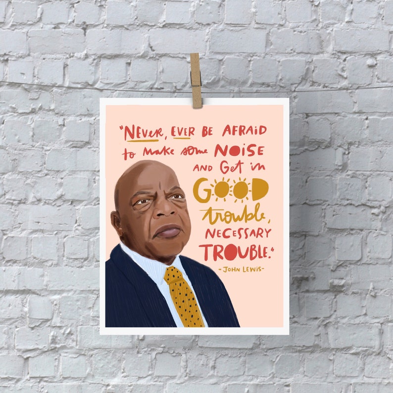 John Lewis print | Etsy