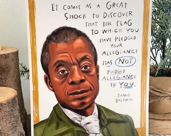 James Baldwin print